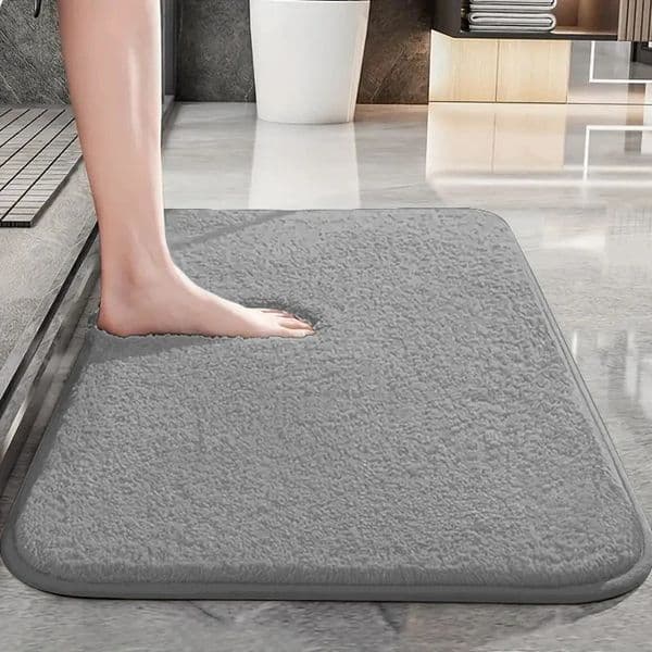 Thickened bathroom absorbent floor mats super soft shower room nonslip foot bathtub dirtresistant toilet 250213