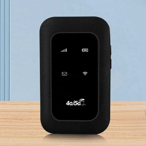 Portable Mini Router with SIM Card Slot High Speed Travel Hotspot WiFi Mobile Hotspot for RV Travel Vacation Camping Remote AreaXJ250214