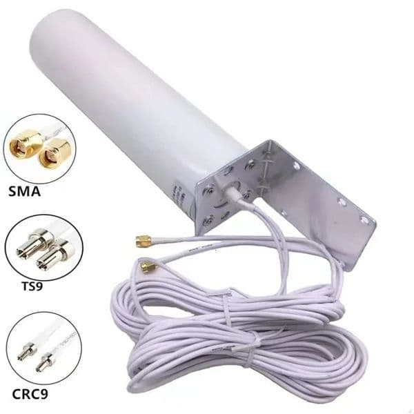 Hi-Gain LTE External Antenna 3G 4G Outdoor Antenna With dual 5M Meter SMA Male CRC9 TS9 Connector For 3G 4G Router Modem 250221