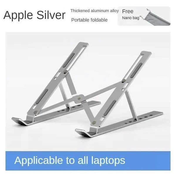 Aluminum Alloy Laptop Holder Stand Adjustable Foldable Portable for Notebook Computer Bracket Lifting Cooling Holder Non-slipXJ250214
