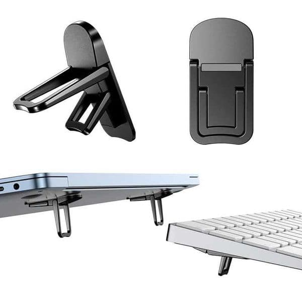 1 Pair Foldable Laptop Stand Portable Notebook port Holder Adjustable Riser Cooling Bracket Universal for Macbook Air TabletXJ250214
