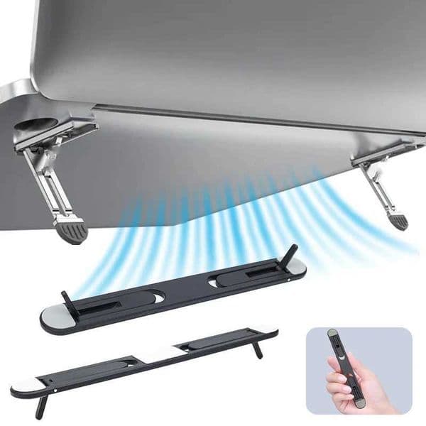 Laptop Stand For MacBook Air Pro port Tablet Portable Notebook Stand Mini Riser Foldable Laptops Holder Cooling Mount BracketXJ250214
