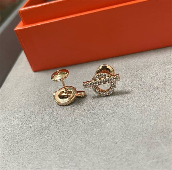 Designer Stud H Earrings Luxury enamel Hoop Women Fashion horse Jewelry Earing Metal Pearl Earring cjeweler Woman Crystal Diamond fghj45645