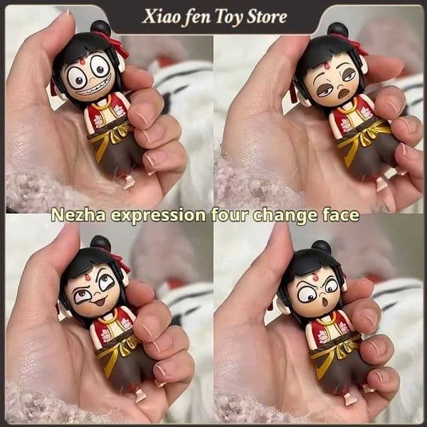 2026 New 2026 Chinese New Movie 2 Mo Tong Nao Hai Nezha Face Changing Souvenir Doll Decompression Funny Key Chain Gifts X250214 Designer Toys