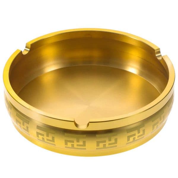 2025 new Retro Metal Ashtray Tabletop: Durable Stylish Ash Holder for Home & Office Free shipping