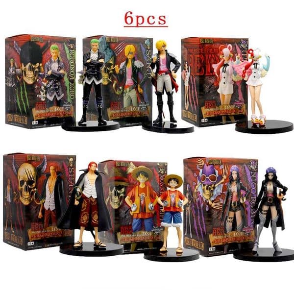 One Piece Figure Theater Edition Movie Red Robin Roronoa Zoro Luffy Nami Sanji Uta Anime Action Figure Model Doll Toys Gift W250707