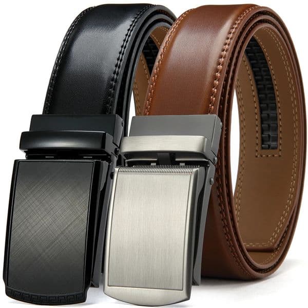 Mens Belt Genuine Leather Belt Metal Automatic Alloy Buckle Fashion Ratchet Belts for Men Cowhide High Quality Belt 250214