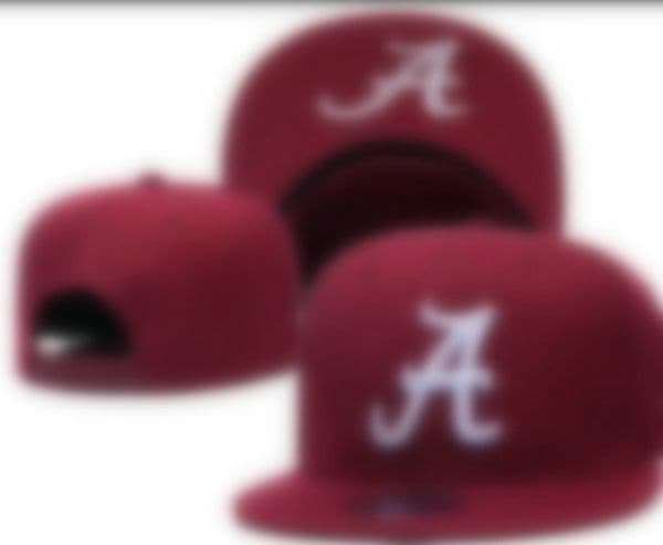 2025 NCAA Fan's USA College Alabama Crimson Tide Baseball Adjustable Hat On Field Mix Order Closed Flat Bill Base Ball Snapback Caps Bone Chapeau a8