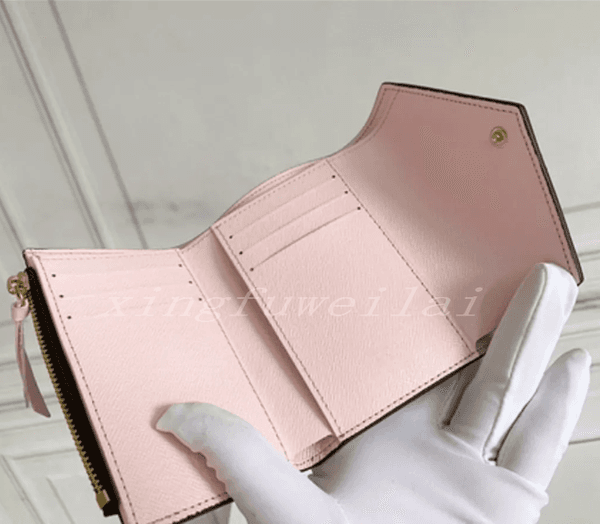 Fashion Woman Wallet Designers Wallets Women Card Holder With Box Luxurys flowers letters Gold button re xiao