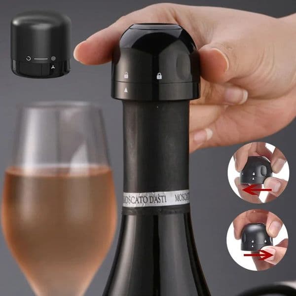 Vacuum Red Wine Bottle Cap Stopper Silicone Sealed Champagne Bottle Stopper Vacuum Retain Freshness Wine Plug Bar Tools 250217BJ