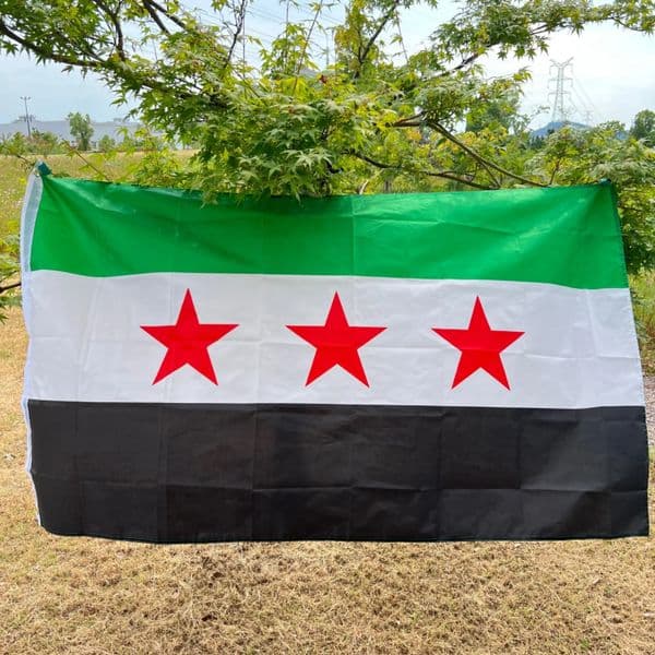 Syria Flag 90x150cm Free Peoples flag hanging high quality polyester decoration 250213BJ