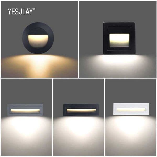 LED staircase light 3W/6W 86/210mm aluminum alloy embedded outdoor waterproof embedded staircase light LED wall light Z250218