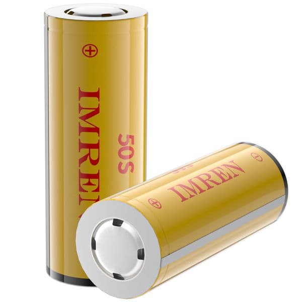 IMREN 26650 Button-Top Durable Rechargeable Battery - 5000mAh Capacity for Flashlights & Motor Applications