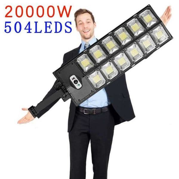 Powerful 10000watts Solar LED Lights Outdoor Super Bright 504 Leds Garden Lamp with Motion Sensor Remote Control Street Light X250218