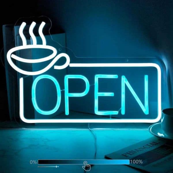 Customized coffee neon sign used for wall decoration studio rooms LED neon lights open decoration used for door decoration business rooms Z250218