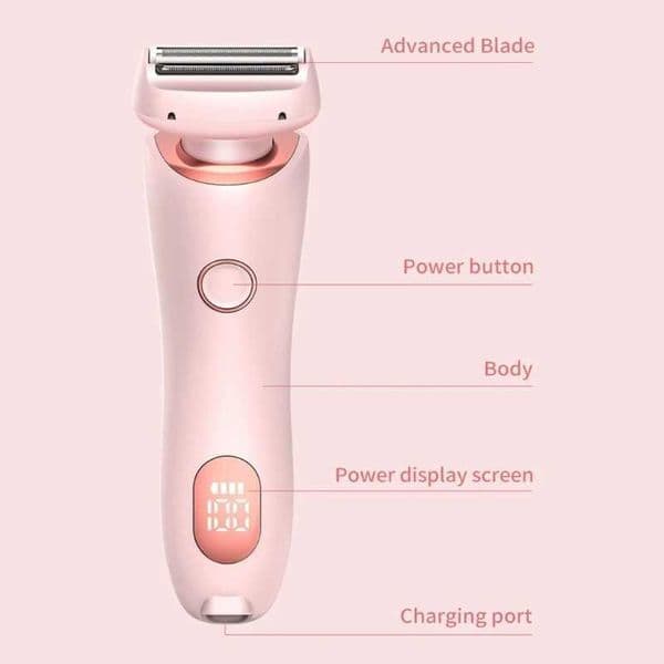 Electric Shaver Cutter for Women Waterproof Trimmer Wet Dry Use Hair Removal for Women Pubic Hair Trimmer Z250218