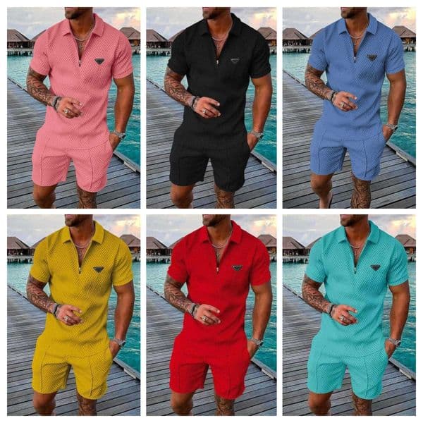 Mens T Shirts Designer T-shirt Printing Fashion Cargo Shorts 2 Piece Sets Summer Casual Clothing Sweatshirt Short Sleeve