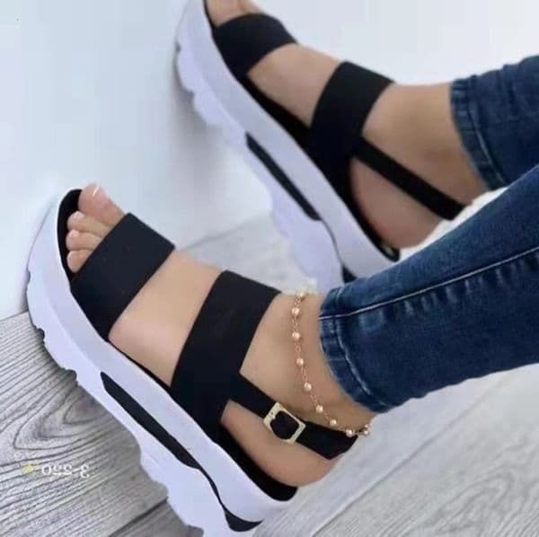 Women Sandals Lightweight Heels Sandals Summer Shoes for Women Wedge Sandal with Platform Sandalias Mujer Wedges Shoes Female 250217