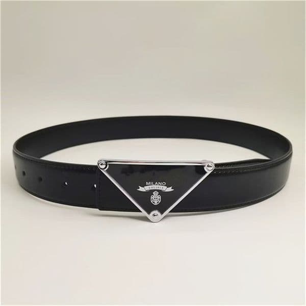 Belts for Men Designer Designer Belt Women 3.5cm Belts P Triangle Buckle New Fashion Woman Man Simple Belt Good Quality Brand Luxury Belts Bb Belt Cintura Uomo