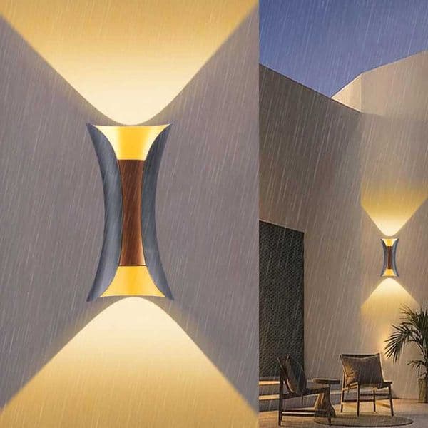 LED Wall Light Outdoor Waterproof Garden Porch Living Room Bedroom Wall Lamp Home Decor AC85-265V Z250218
