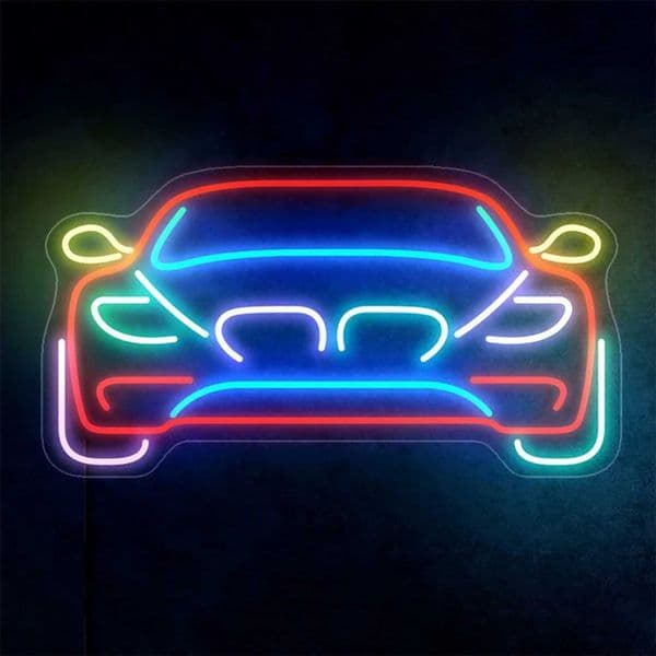 Car Neon Sign Boys Room Art Wall Decor Car Kids Room Sign Garage Wall Decor Gift for Boy Z250218