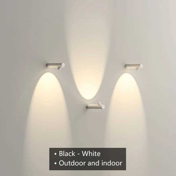 6W COB waterproof AC85-265V surface mounted LED wall light modern Nordic luminous indoor wall light living room porch outdoor Z250218