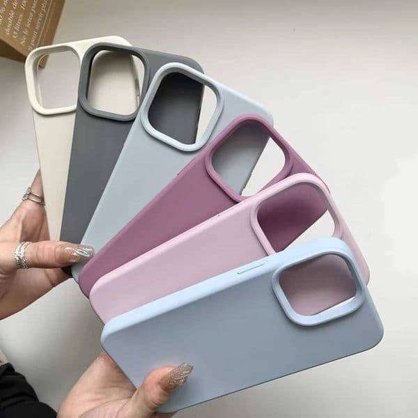 Liquid Silicone Case For iPhone 15 16 14 13 12 11 Pro Max XS XR 16 14 Plus Phone Official Style Protective Cover M250219