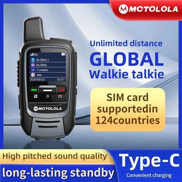 MOTOLOLA Global -4G POC 5000 kilometers remote global police civilian fleet walkie talkie (free)XJ250219