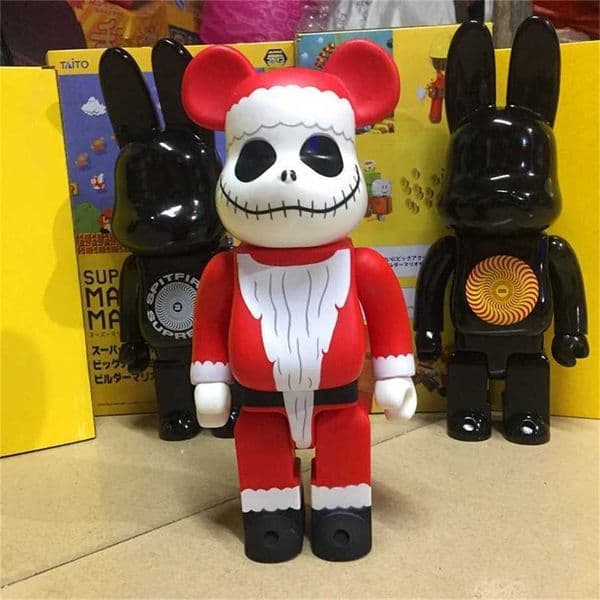 Violent building block bear toy. Christmas night BE RBRICK Handmade doll 40 W250721