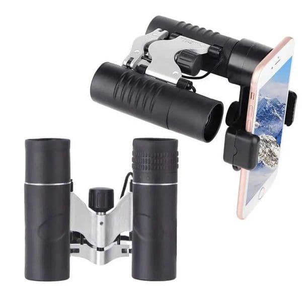 8x21 HD Powerful Binoculars 1000M Long Range Folding Mini Telescope BAK4 FMC Optics Telescope For Outdoor Camping Hunting Z250219