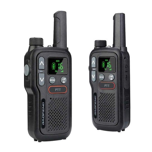 Baofeng 2 pcs Mini Walkie Talkie PMR 446 USB Portable Two-way Radio dual PTT Walkie-talkies T18 Portable Radio for Hunting CafeXJ250219