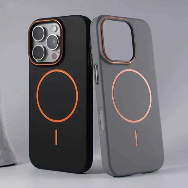 Ultrathin Simple Phone Case for Iphone 16 Pro Max 15 Pro 14 13 12 Matte Hit Color Lens Wireless Charging Hard PC Cover M250219