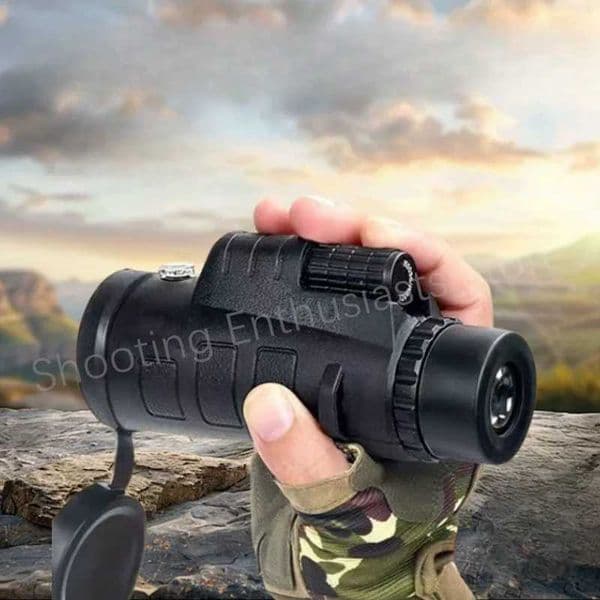 40X60 high-definition zoom low night vision diode monocular smartphone holder suitable for hunting and camping Z250219