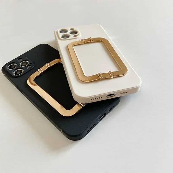 Suitable for iPhone 16 15 14 Pro Max 13 Mini 12 XR XS X 8Plus shock-absorbing Funda soft cola square bracket protective cover Z250220