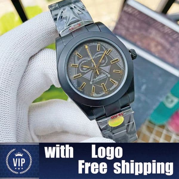 Men's Luxury Watch 116400 Automatic Mechanical Ceramic Watch Wrist Swimming Watch Sapphire Super Luminous Men's Watch with Box