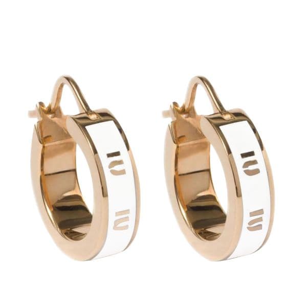 18k gold hollow circle designer earrings for women M letters luxury geometry ins fashion earings earring ear rings party jewelry gift