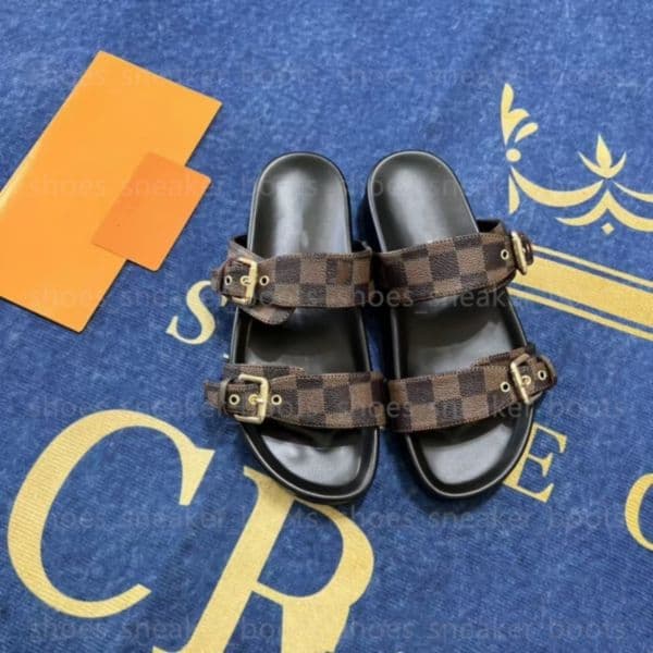 Luxury Designer Womens Slipper new slides Letter Designer Slippers For Womans Sandals black Mens Toe shoes Indoor home outdoor Size 35-46