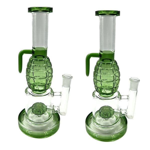 Glass Bongs Klein Recycler Oil Glass Water Pipes Heady Water Bongs Oil Feb Egg With 14mm banger