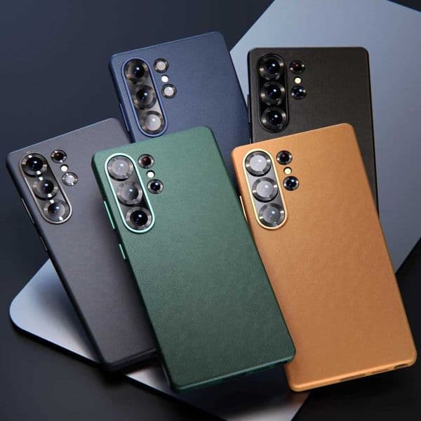 Luxury Sheepskin Leather Case for Galaxy S25 Ultra Plus Phone Case Protective Back Cover for S25Ultra S25+ Z250220