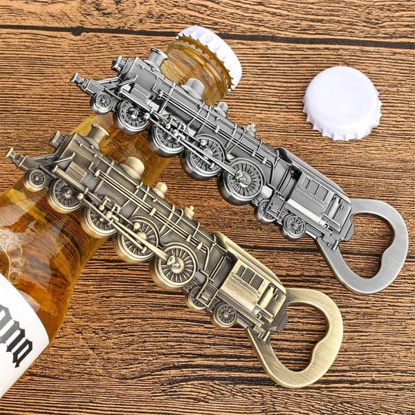Vintage Steam Train Bottle Opener Alloy Metal Beer Opener BBQ Party Tools Bar Decor Kitchen Gadgets 250217BJ