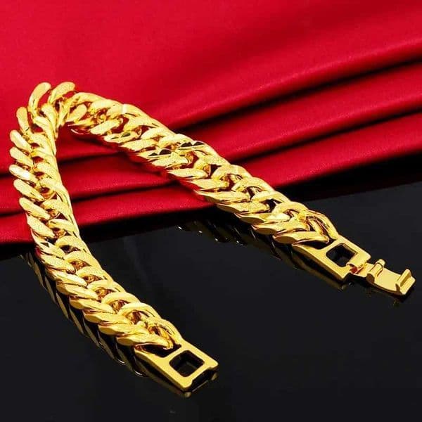 Diamond Bracelet 18K Gold Men And Women Au750 Buckle hand chain For Boss Chain Gift Certificate Link Woman