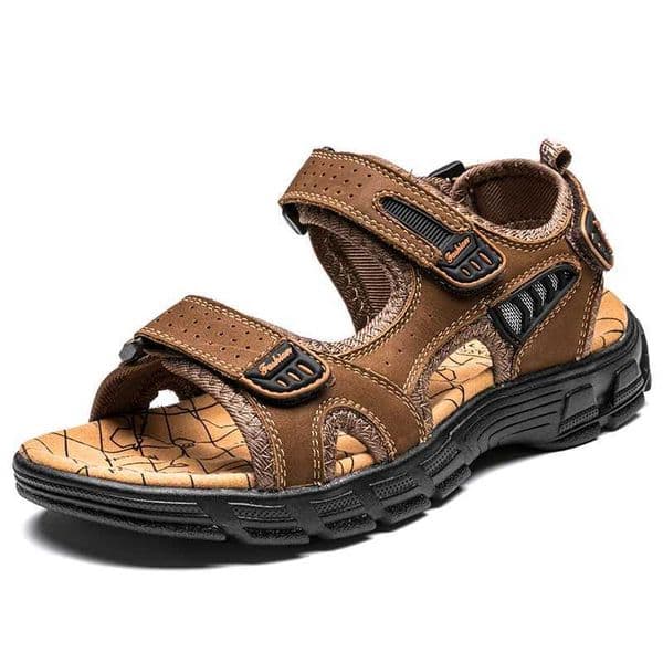 New Arrival Classic Mens Sandals Summer Genuine Leather Sandals Men Outdoor Casual Lightweight Sandals FAshion Men Sneakers Size 38-46 T250220