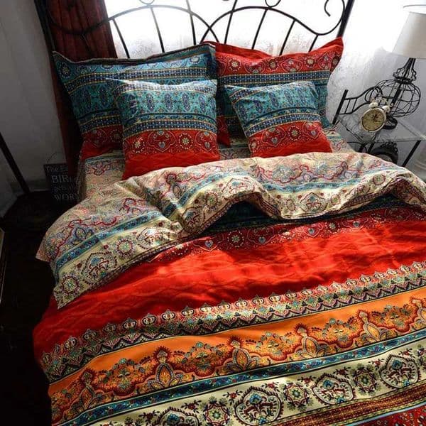 FANAIJIA 3d bohemian bedding sets boho printed Mandala duvet cover set with Pillowcase queen size Bedlinen Home textileXJ250220