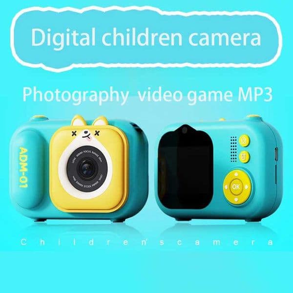 HD 1080P Mini Kids Digital Camera Dual Camera Photography Video Game Multifunctional Camera with Bracket School Camera Kids Gif Z250220