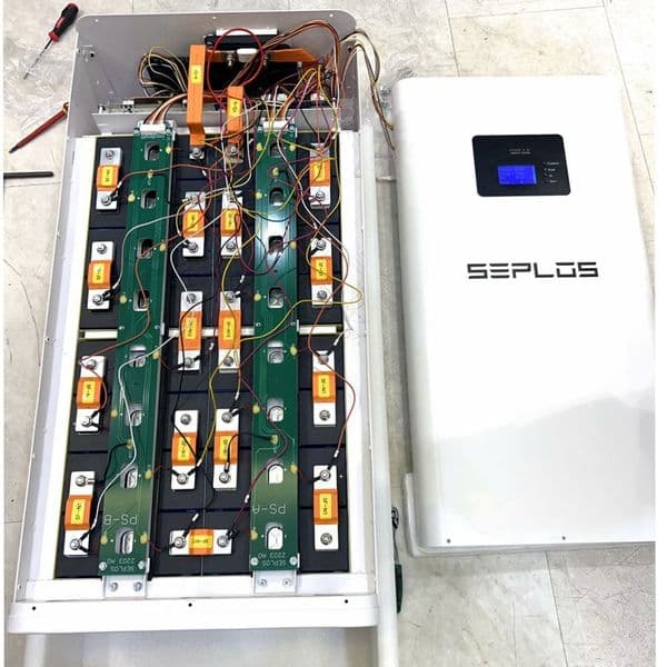 51.2V 300AH Battery LiFePO4 Case DIY Kits Smart BMS 48V 280ah BT LCD 2A Active Balancer Lithium Case Assemble Box Seplos BMS thumbnail 2