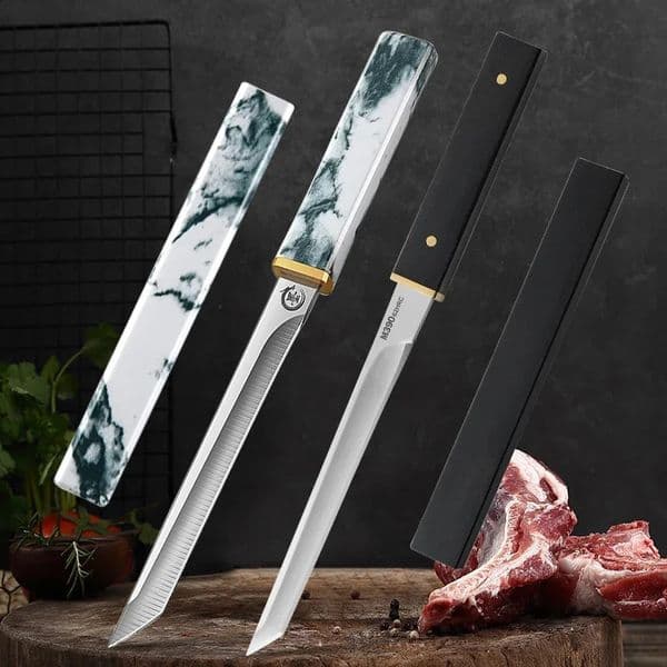 Utility Knife Slicing Meat Fruit Fish Chef Cleaver Chop Vegetable Kitchen Knives Hand Forge Boning Butcher Tool 250213z
