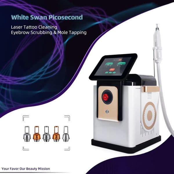 Salon Use Desktop Picosecond Laser Tattoo Removal Skin Rejuvenation Pigmentation Treatment Freckle Birthmark Mole Elimination Picolaser Machine
