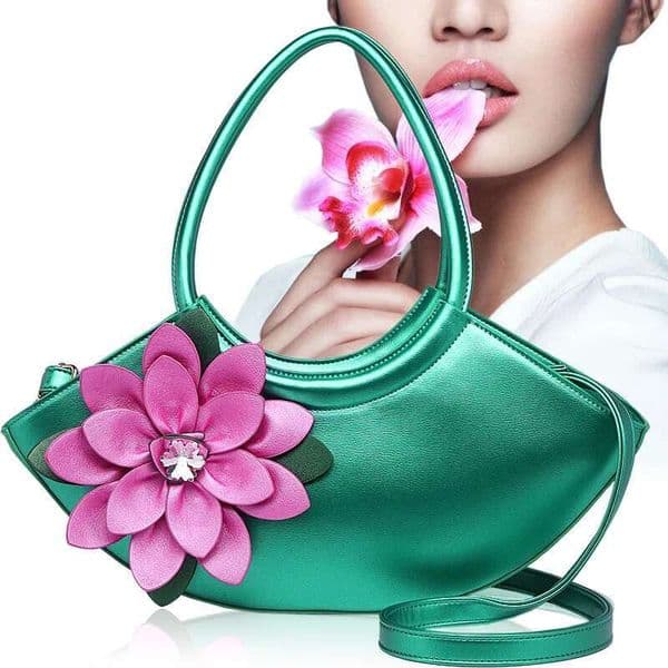 2025 New Fashion Half Moon Unique Decal Design Large Capacity Tote All-Match Shoulder Bag Parties Daily