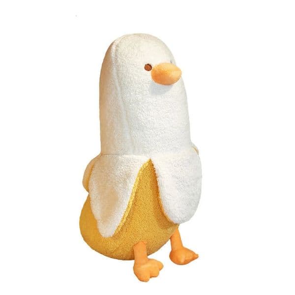 50CM Peeled Banana Plush Toy Cute Anxiety Make A Friend Duck Throw Pillow Doll Send Children Christmas Birthday Presents 250222