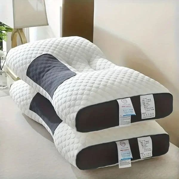 1 Knitted Neck Pillows Soft Sleep Pillow Helps with Protection Support Suitable for Side S 250218